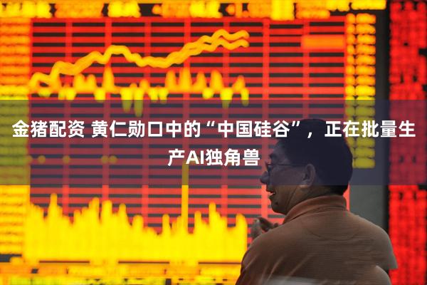 金猪配资 黄仁勋口中的“中国硅谷”，正在批量生产AI独角兽